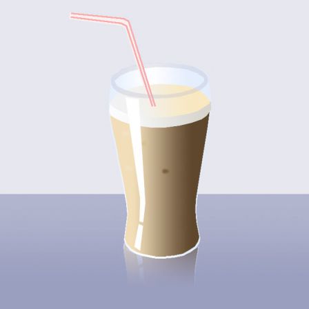 Café frappé au blender