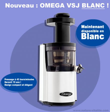 Extracteur de jus Hurom Omega VSJ blanc