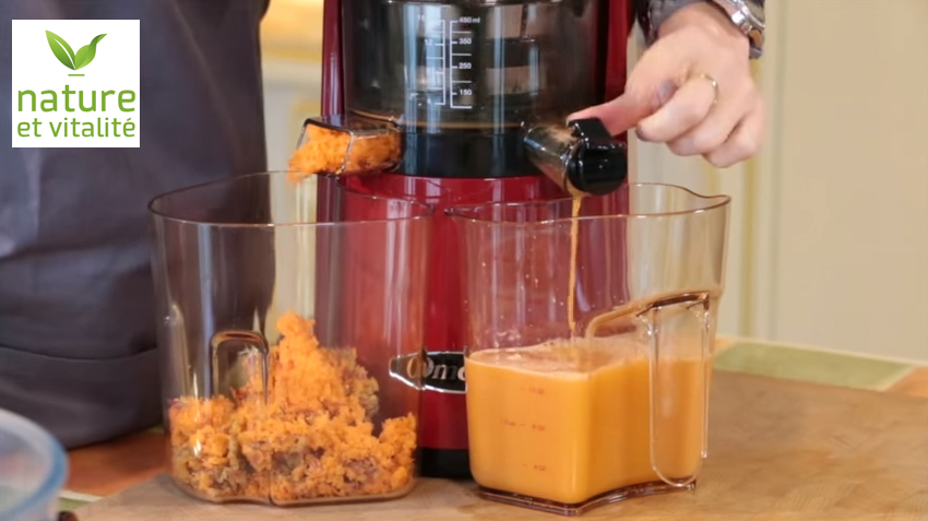 Faire du jus de Poire avec un extracteur de jus