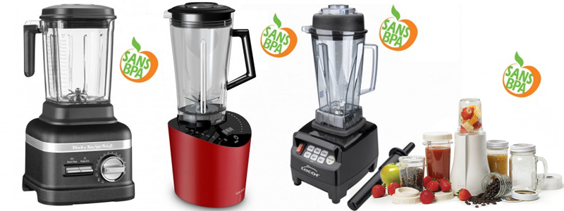 Un extracteur Hurom et un mini blender