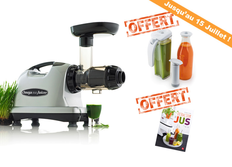 l'extracteur de jus Omega 8226 :  2 cadeaux offerts ! 