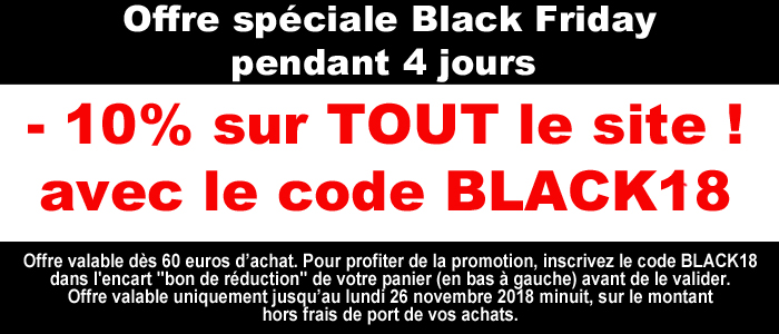 Offre spéciale Black Friday 