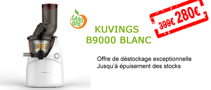 déstockage Kuvings : votre modèle B9000 à 280 euros ! 