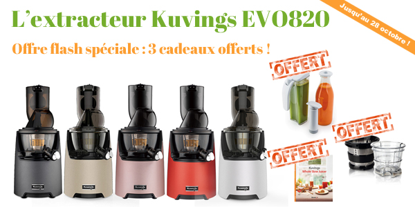 L’extracteur de jus Kuvings EVO 820, un Best-seller !