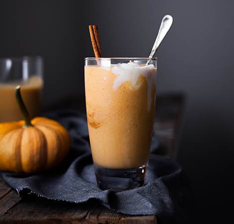 Smoothie sucré salé au potiron pour préparer Halloween