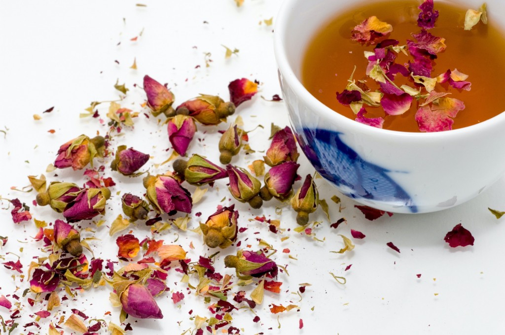 Tisane aux fleurs séchées